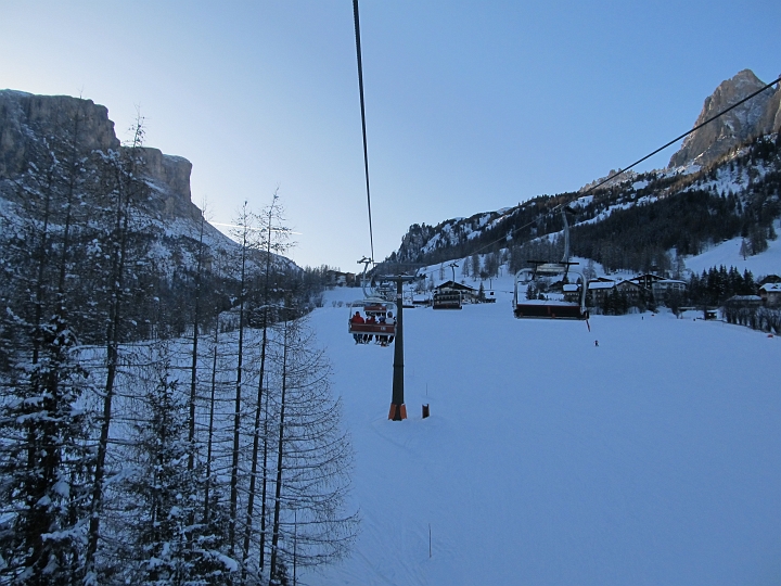 IMG_4727.JPG - Und schließlich endet die zweite Runde mit der Fahrt am Lift 36 (Sodlisia) zum Startpunkt an dessen Bergstation. Laut Check 54km Pisten gefahren (rund 90km insgesamt mit Liften) und 9192 Höhenmeter (einige wenige gegangen)
