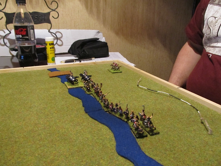 IMG_5079.JPG - Die Goten stellen sich hinten rein, und stellen sich am Fluß auf. Der gebogene Verlauf wird sich noch als verhängnisvoll herausstellen.