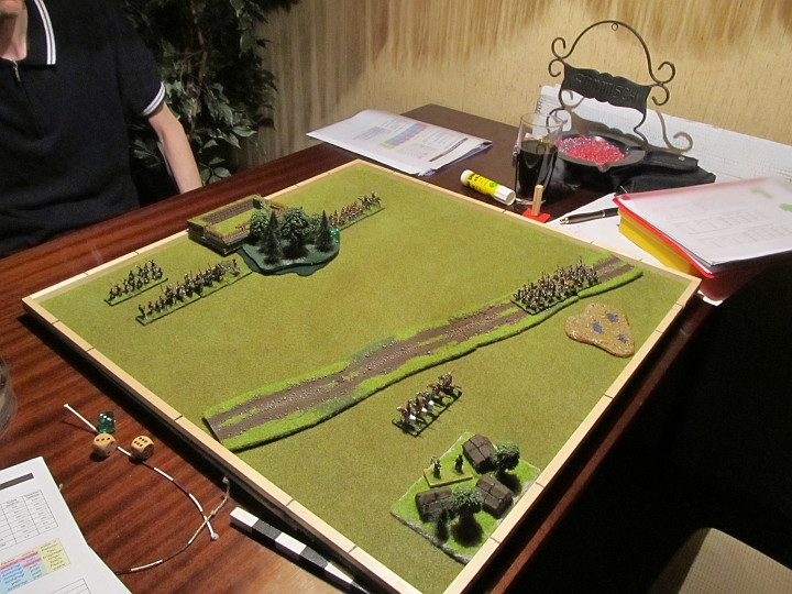 IMG_5100.JPG - Das Feld ist recht offen, was der weströmischen Artillerie entgegenkommen sollte.