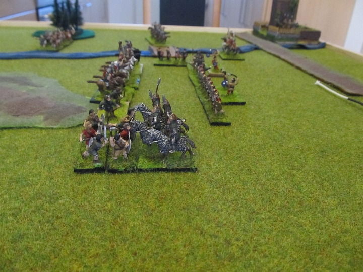 IMG_5177.JPG - Römische Ritter greifen die Stammeskrieger auf der einen  Flanke an...