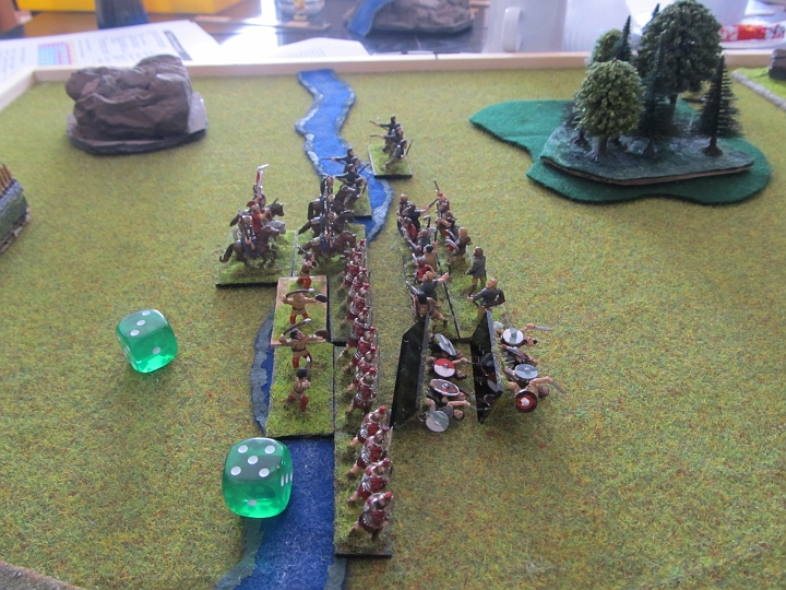 IMG_5254.JPG - Die Niederlage zwichnet jedoch ab. Doppelverlust der Stammeskrieger..