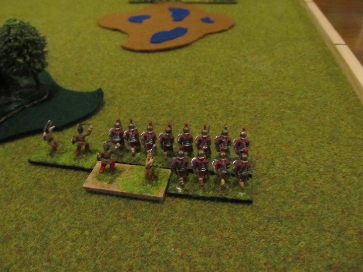 IMG_5556.JPG - ..während die Fußtruppen auf der anderen Site eine Pause einlegen. Rom ist sich des Sieges gewiß....