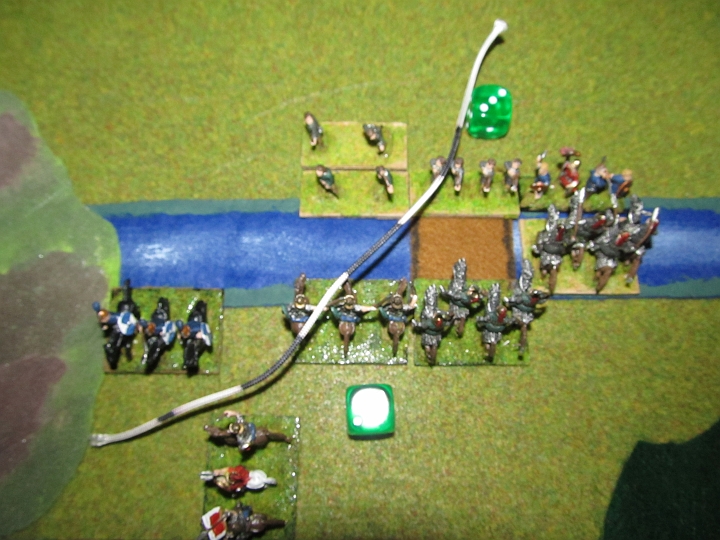 IMG_5926.JPG - Dafür trifft die irreguläre gotische Bogenschützeneinheit die Reiterei, die nicht prallen kann!