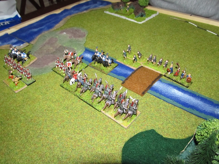 IMG_5929.JPG - Ein Hin und Her entwickelt sich. Mal prallen die gotischen Ritter...