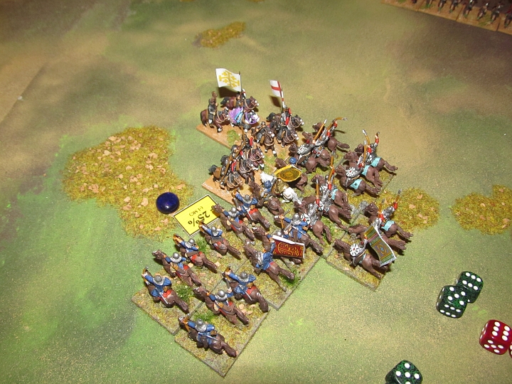 IMG_6845.JPG - Die Ritter in der Mitte jedoch verlieren Base um Base.