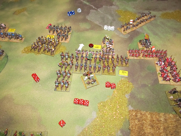 IMG_8067.JPG - Hier brechen nun die Speere, nachdem sie 5 Treffer einstecken müssen.