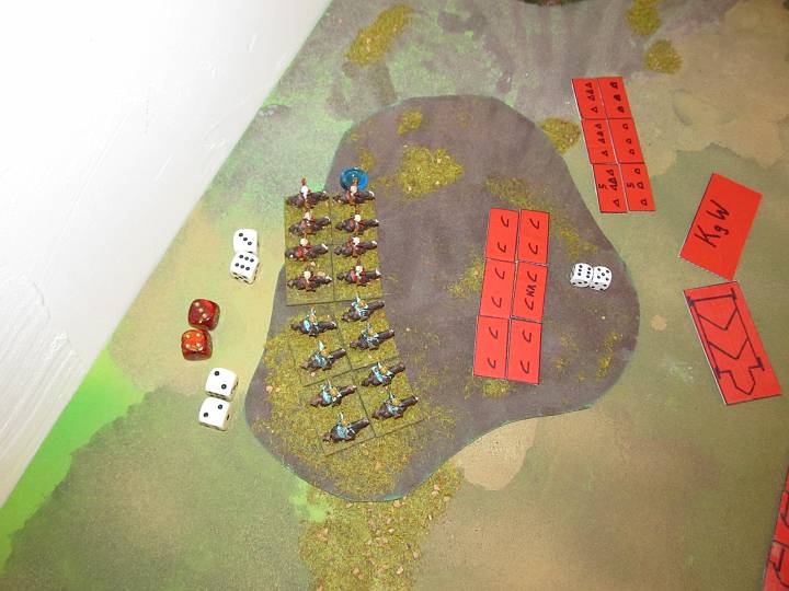 IMG_9008.JPG - Auf der linken Flanke treffen die LH der Tataren nichts, dafür aber die persischen Bögen!