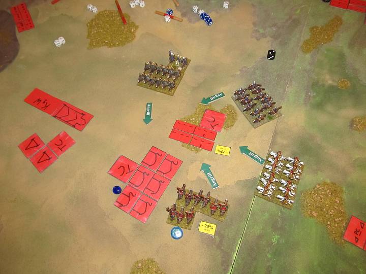 IMG_9018.JPG - ..aber die Tataren haben die letzten Einheiten in der Mitte umzingelt und greifen an.