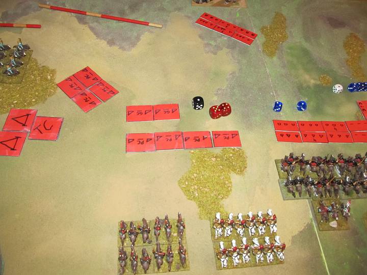 IMG_9359.JPG - Beschuß in der Mitte. Die persische Cv verliert eine Base (der übliche Jürgen 1er DR)