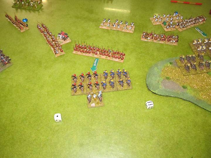 IMG_9422.JPG - Nun reichts den Spartanern. Sie greifen an. Ausweichen auf 1 und 6.