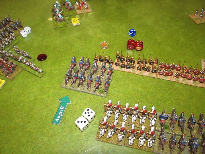 IMG_9434.JPG - Auch die bereits fragmentierten Speere bekommen einen Treffer ab, der reicht um sie in die Flucht zu schlagen.