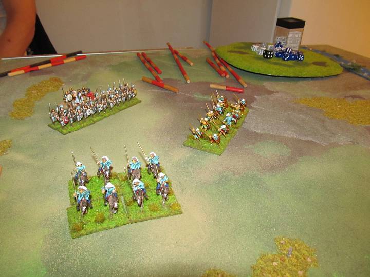 IMG_9475.JPG - Auf der freien Flanke befinden sich die thessalischen Verbündeten der Spartaner.