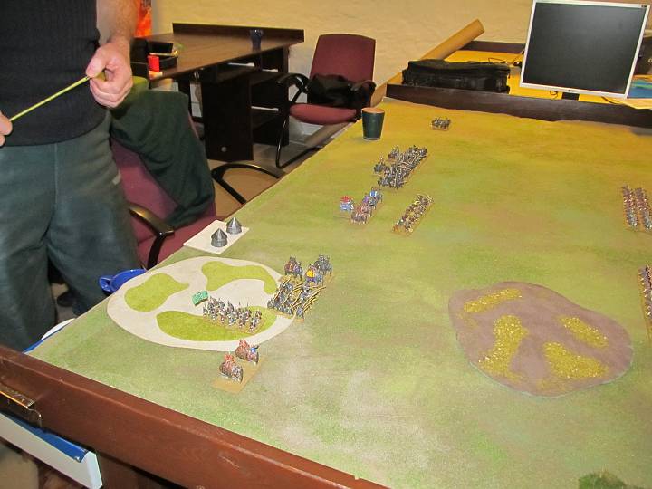 IMG_9580.JPG - Das Lehrspiel beginnt. Mein Ziel ist es, wenigstens nicht 25:0 zu verlieren.