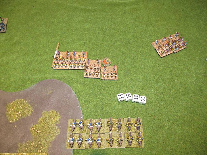 IMG_9916.JPG - Guter Beschuß mit Verlusten und drops- trotzdem im Endeffekt wirkungslos, da die römischen Einheiten immer wieder sammeln.