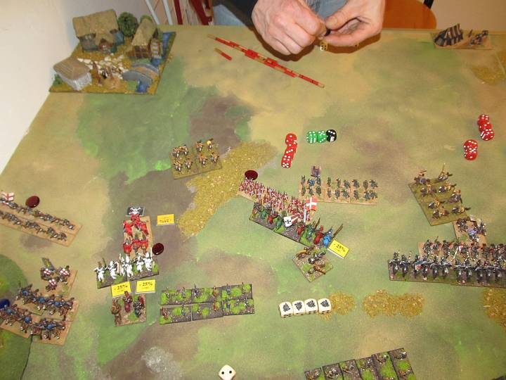 IMG_0250.JPG - Nach mehreren Kämpfen sind nun auch die Speere gegen die päpstlichen Ritter fragmented.