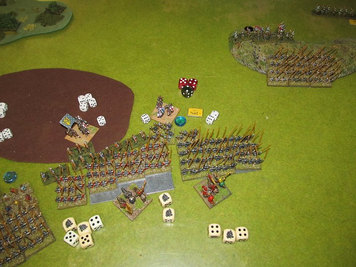 IMG_5333.JPG - Massive Treffer der Schweizer, die Billmen bleiben disrupted, verlieren eine Base.