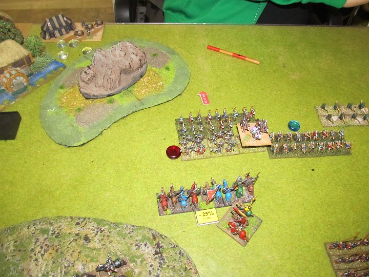 IMG_5583.JPG - Wir entscheiden uns für crashen, da es keine skirmisher sind, und das Durchdringen nur in der Movement erlaubt ist.