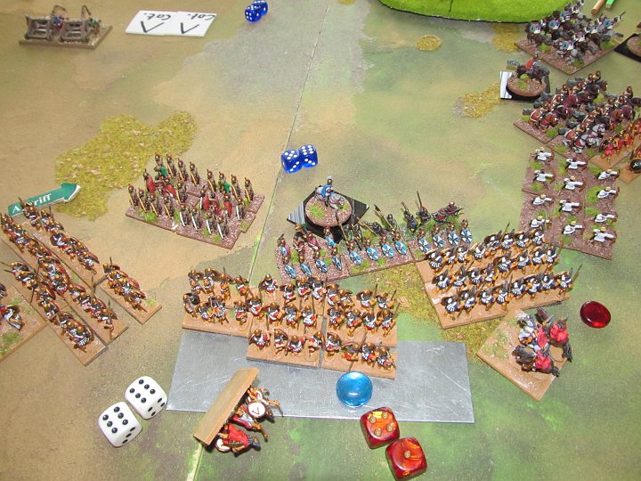 IMG_6608.JPG - ..des Generals und die 5, kosten der 8er BG auch ein Level. Tja, jetzt zählt auch hier das Schwert! Das ist sehr sehr bitter, das ist keine gute Runde. zwei Angriffe und zwei solche Niederlagen!