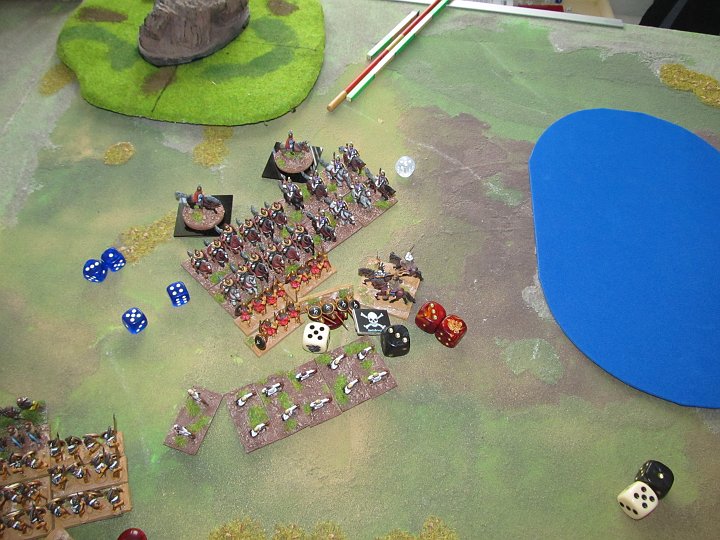 IMG_6615.JPG - Nächste Melee, letzte Runde. Autobreak hier... Ohne Kratzer gewinnt die Cv gegen die armored Speere plus General.