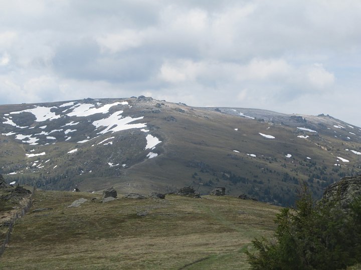 IMG_6856.JPG - Blick zurück. Auf der Forstalm verschwindet langsam der Schnee.