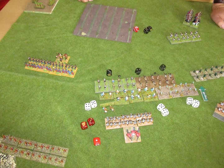 IMG_7117.JPG - Der CT geht mir der 9 ok, aber eine Base fällt.Die persischen Javelins droppen mit der 8, da sie 4:3 verloren. (impact verloren, 1H per2B)