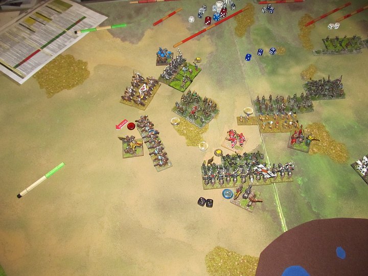 IMG_7940.JPG - Die MF Speere verlor eine Base, die Cv wird nun in die Flucht geschossen! Das sehen die Ritter, die mit der 5 droppen!