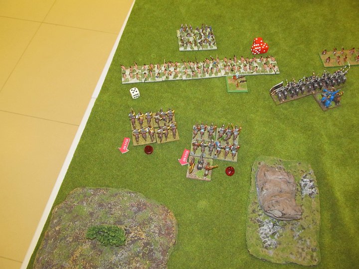 IMG_8066.JPG - ...und der rechten... 6x Beschuß, 6 Treffer, 6 drops. Öhm. Ich erzähle vom Spiel gegen Ivan. David meint, naja das gleiche sich eh immer aus. Na das wollen wir mal sehen..