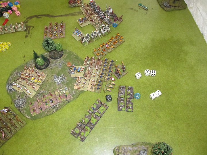 IMG_8719.JPG - Harter Kampf der Speere, die auch 4:3 verlieren, eine Base verlieren, aber steady bleiben.