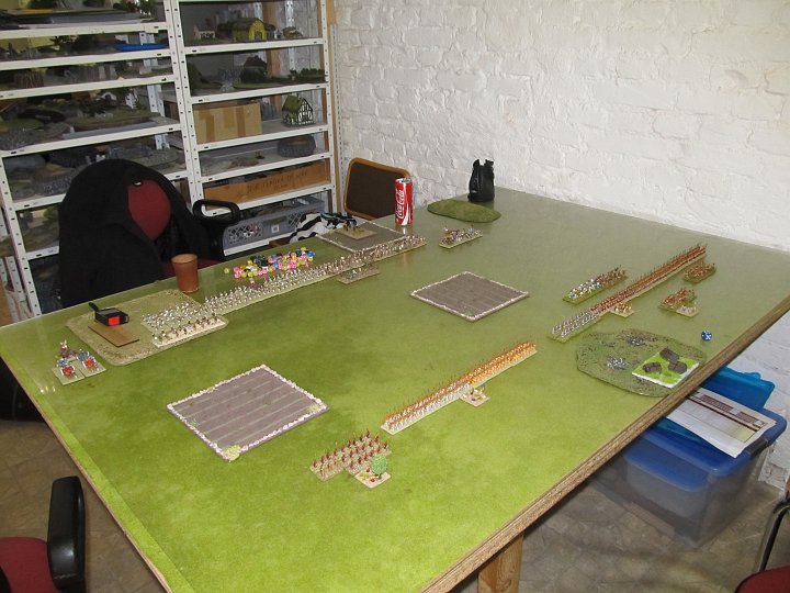 IMG_8912.JPG - Heute eine neue Paarung. Ich spiele mit Sumerern gegen Sacha mit New Kingsom Egyptian