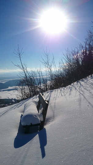DSC_0660.JPG - Und lasse mich von der Sonne ein wenig wärmen.