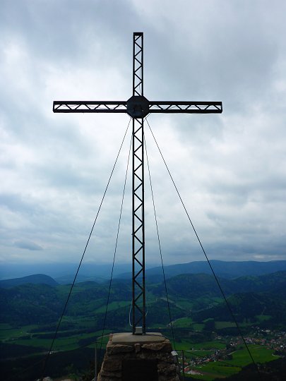 P1000583.JPG - Dann gehen wir zum Kreuz auf der Großen Kanzel.