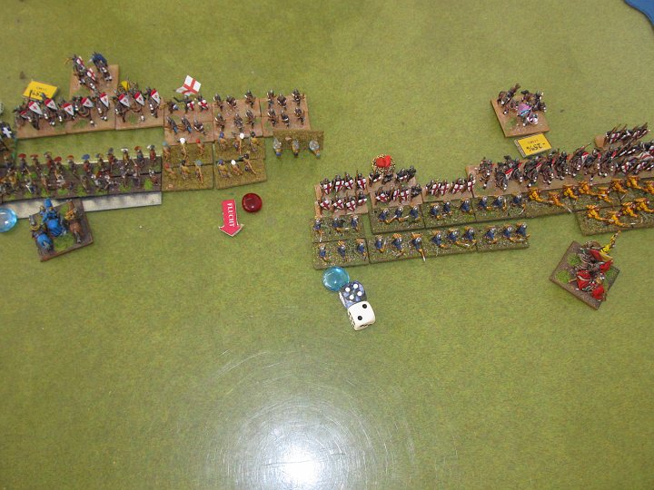 IMG_0436.JPG - Die Flucht gefällt den Speeren hier nicht, die eine HF der Kreuzfahrer auf - schon fragmentiert hatten!