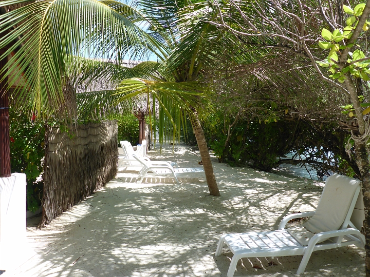 P1020340.JPG - Direkt von den Strandbungalows weg.
