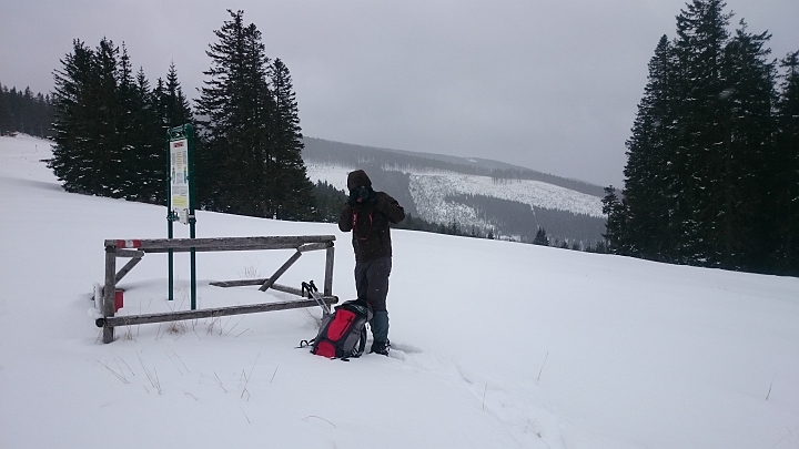 DSC_1781.JPG - Noch ist der Schneefall nicht allzu intensiv. Fotografie und Gegenfotografie :-)