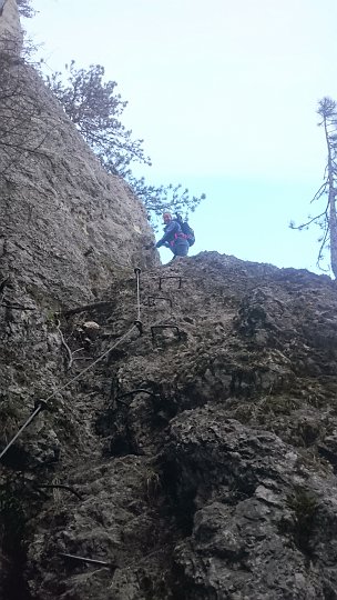 DSC_2076.JPG - Einstieg in den Leiterlsteig