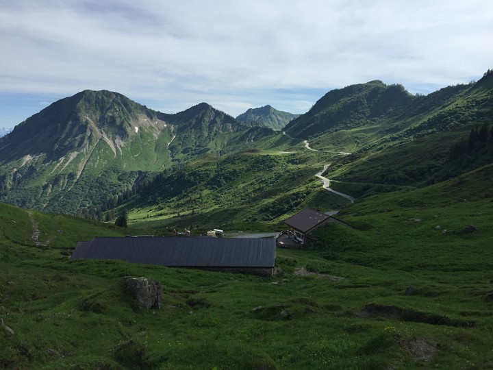 IMG_1709.JPG - Blick zurück. In der Mitte das Furkajoch, da geht ein luftiger gratiger Aufstieg auf die dahinter liegende Löffelspitze hinauf. Ist aber heuer noch nix für mich.