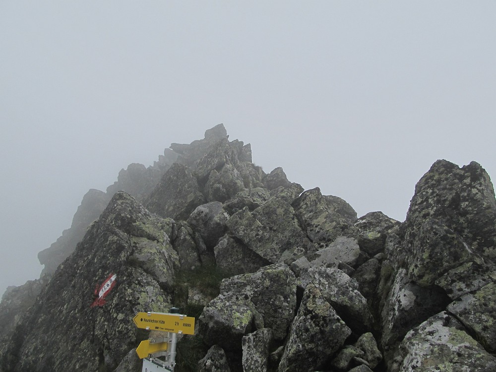 IMG_2786.jpg - Der Grat zur Rettlkirchspitze noch weniger.                               