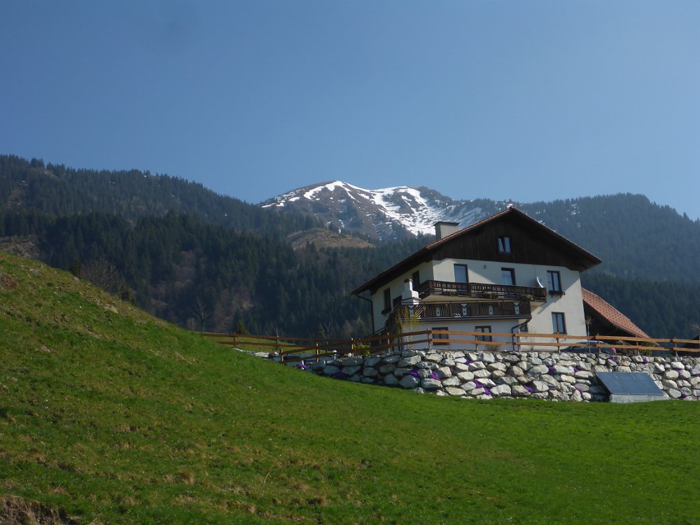 P1080135.JPG - Naja. Sieht ja nicht wild aus. Der Vorteil an unbekannten Touren ist der, dass man sie gründlich unterschätzt. Bis da hinauf sind es nämlich trotzdem 1000hm! (Das Bild ist gezoomt)