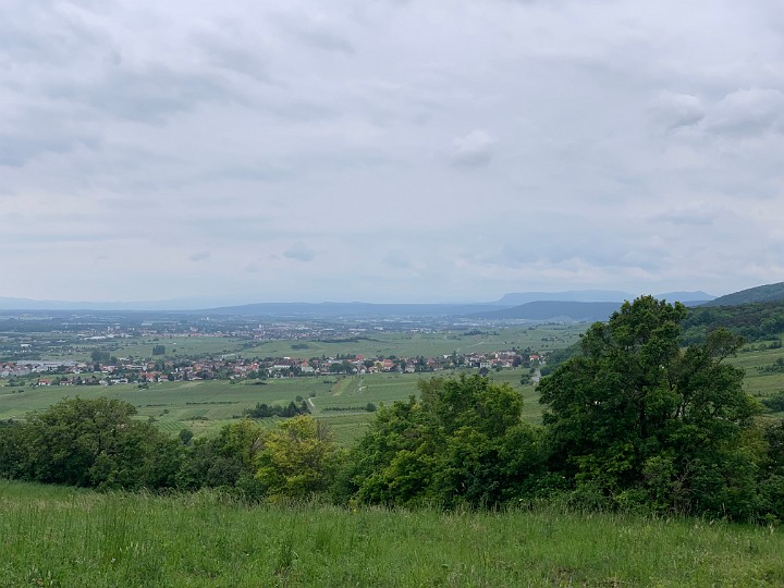 IMG_2121.jpg - Und da muss ich hin. Ganz hinten ist die Hohe Wand, davor der Harzberg in Bad Vöslau. Ist ja gar nimmer weit... :-)