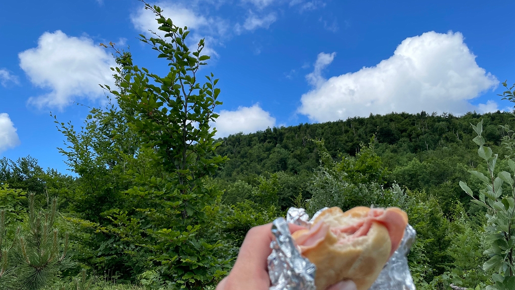 IMG_2990.jpg - ..und mache eine kurze Esspause.