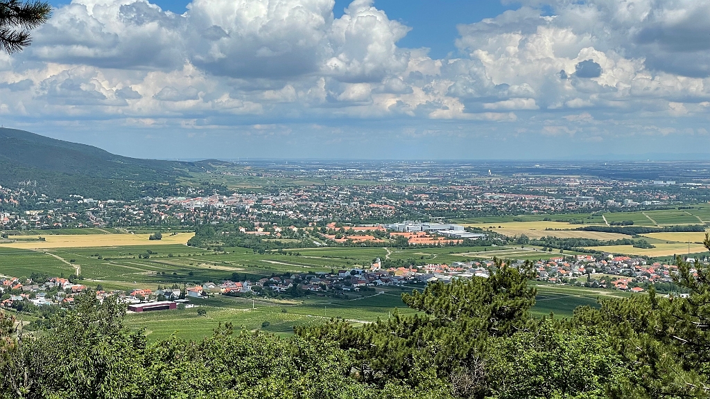 IMG_3012.jpg - Blick nach Sooß, Baden und Wien. Der südliche Wiener Speckgürtel.